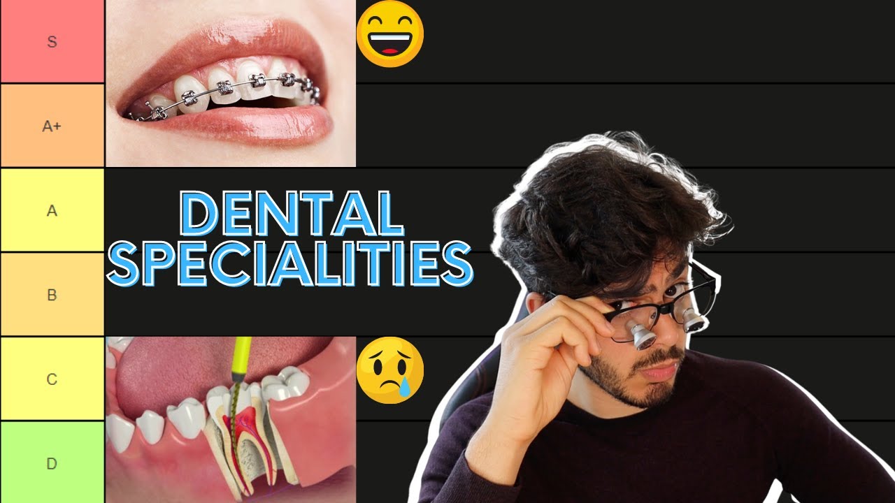 What is the BEST dental speciality? | Dental Speciality Tier List UK