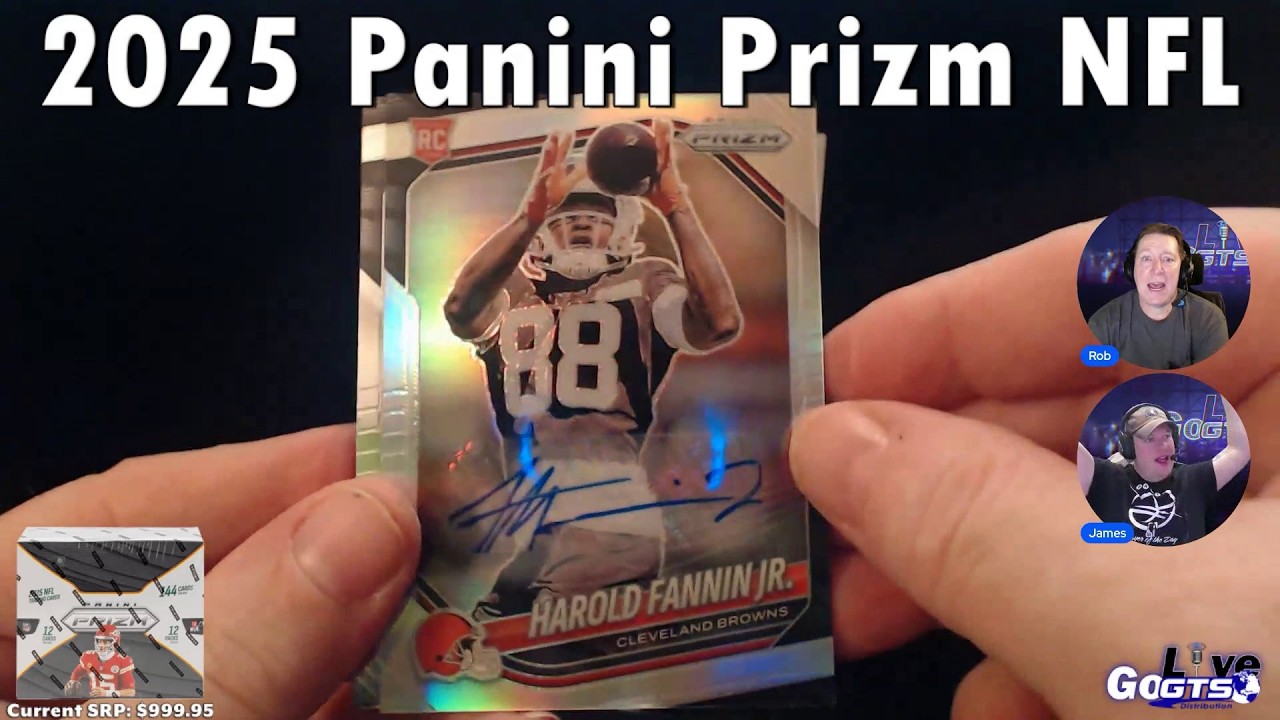 Распаковка коробки | Panini Prizm NFL 2025
