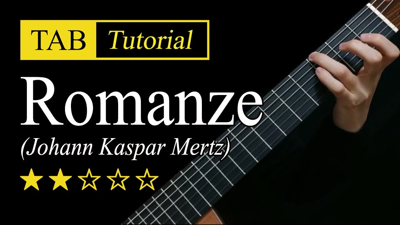 (Mertz) Romanze - Guitar Lesson + TAB