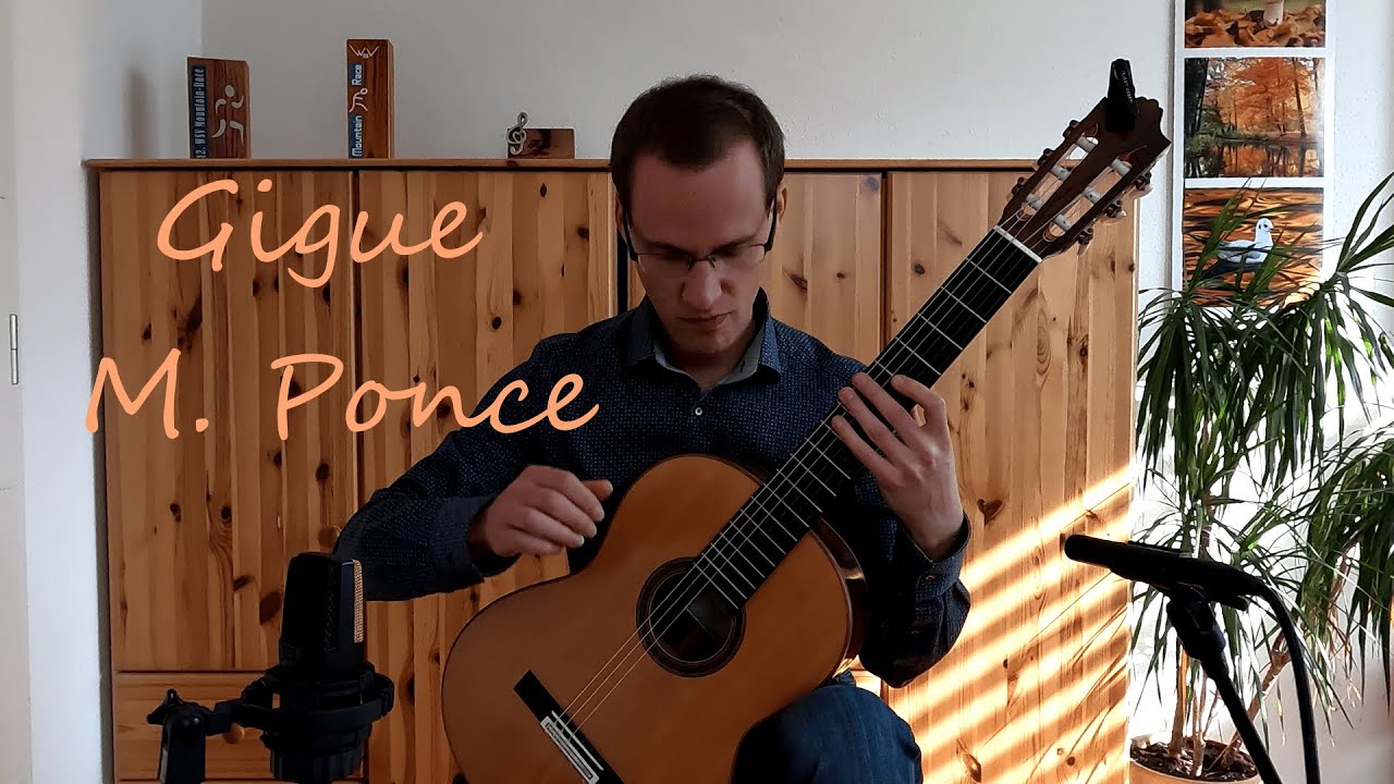 Gigue (Suite in A-Minor: Manuel M. Ponce) - Classical Guitar Pieces pt. 2
