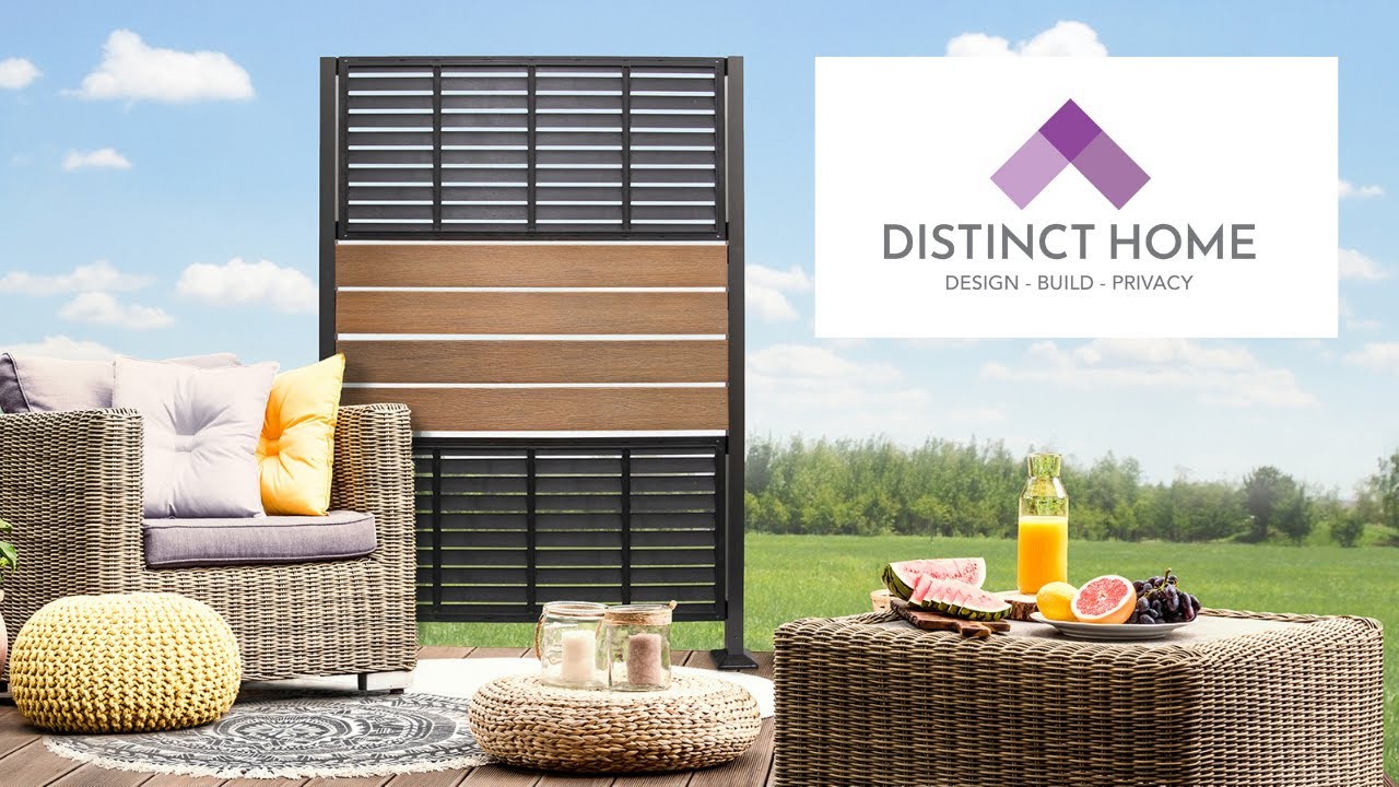Introducing the Distinct Home Privacy Screen System! | Privacy Screen Ideas