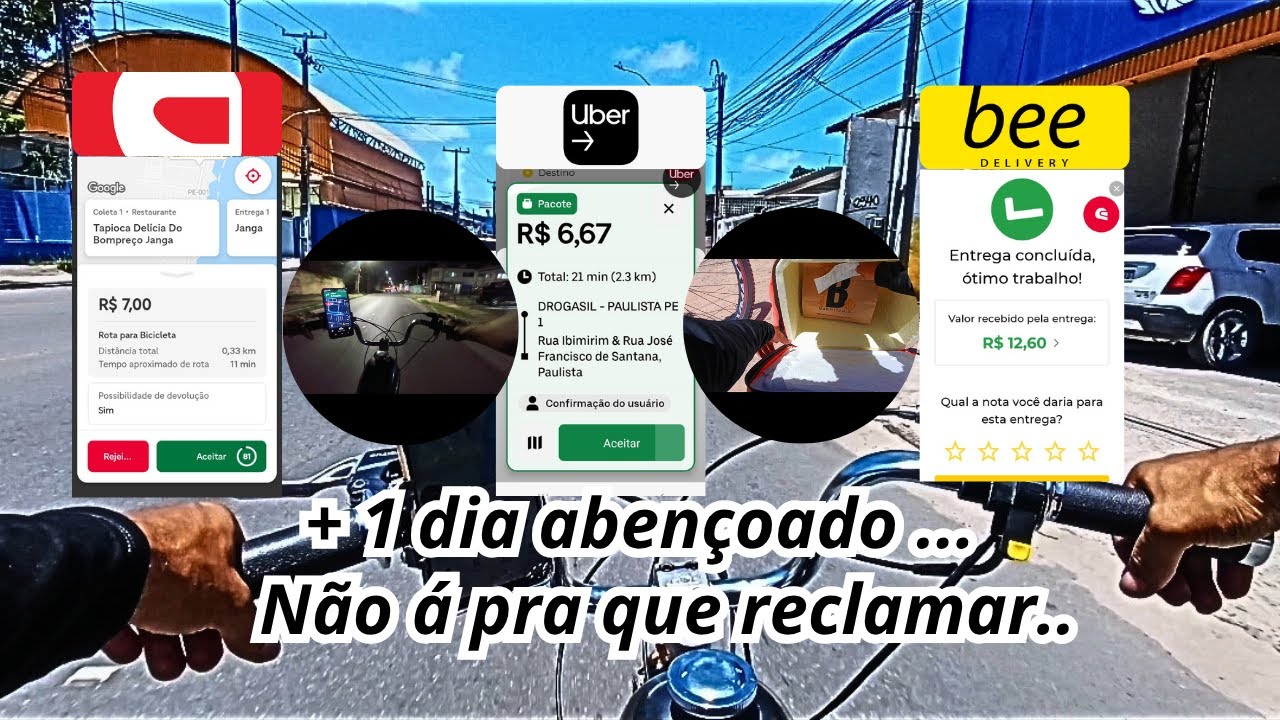 Entregas de bike motorizada quanto fiz em 8 horas no #ifood #beedelivery #uber