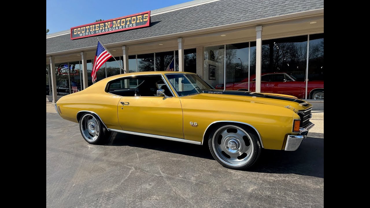 1972 Chevrolet Chevelle $58,900.00