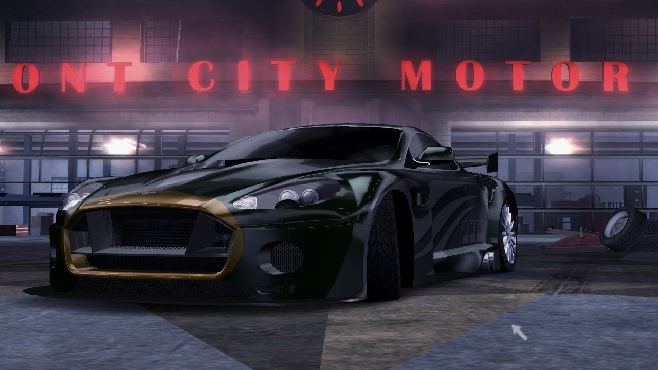 Need for Speed: Carbon. Aston Martin DB9 customization and race.