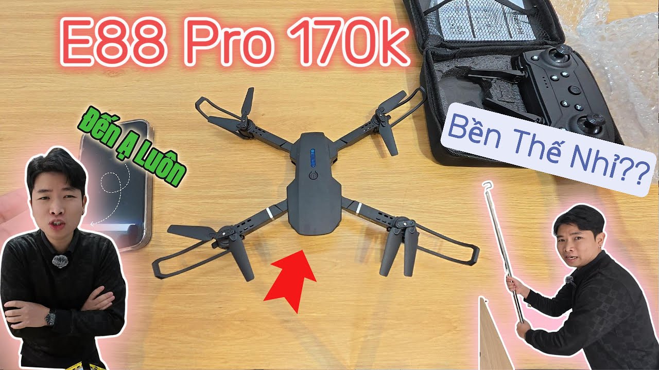 Chơi Thử Flycam E88 Pro Giá 170k