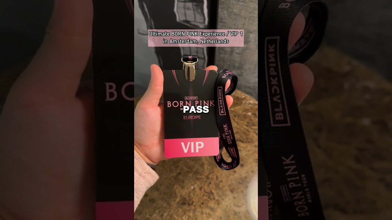 Что внутри VIP-билетов на Blackpink?