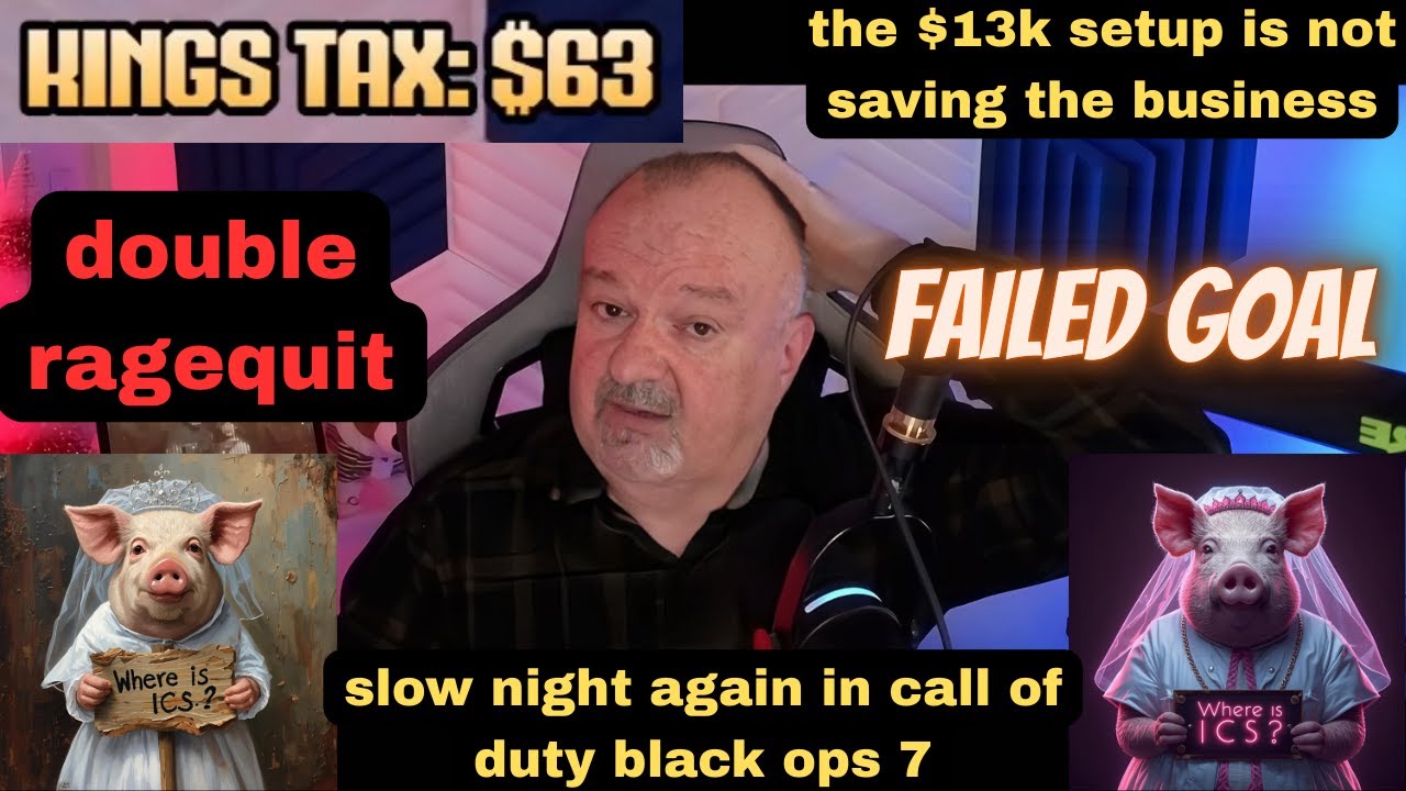 DsP--disastrous night, begging all night, trolled, tea b&auml;ĝĝ&euml;d, 2 ragequits + slow night again in BO7