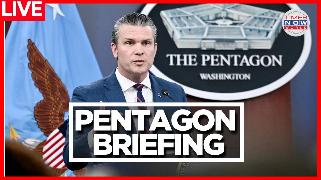 PENTAGON LIVE | Pete Hegseth & General Dan Caine Address Pentagon Press Corps | US-Iran War Live
