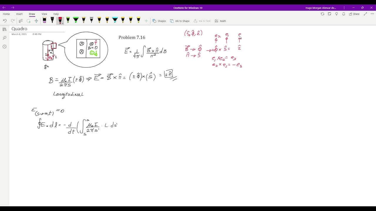 Problema 7.16 - Livro Introduction to Electrodynamics Griffiths