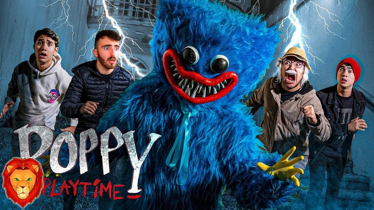 HUGGY WUGGY LA PELICULA EN LA VIDA REAL *MUCHO MIEDO* 😱😰 | LA PELICULA DE HUGGY WUGGY LEON PICARON