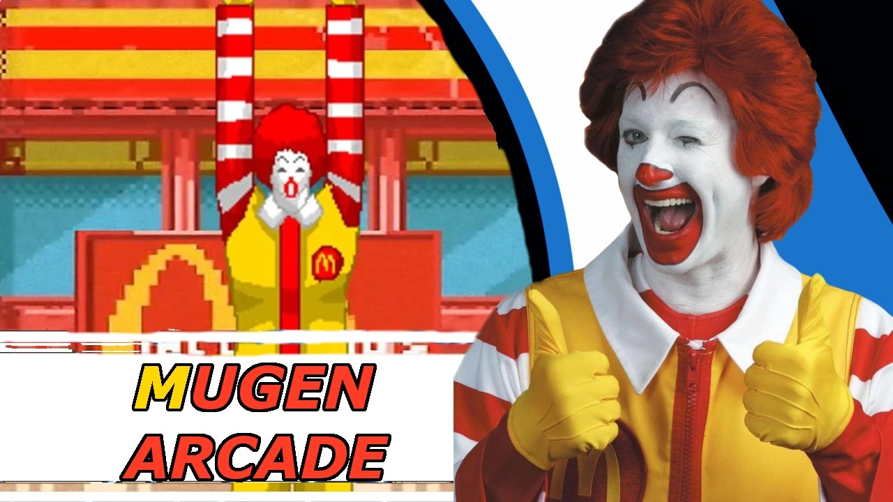 MUGEN Arcade Mode With Ronald McDonald