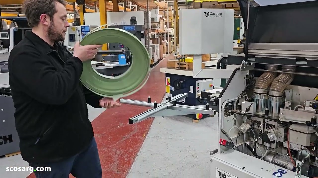 CASADEI E550 CRF EDGEBANDER: Walk-through