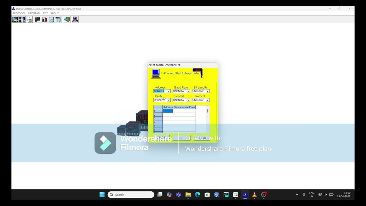 How to communicate DELTA DTC-1000 WITH PC