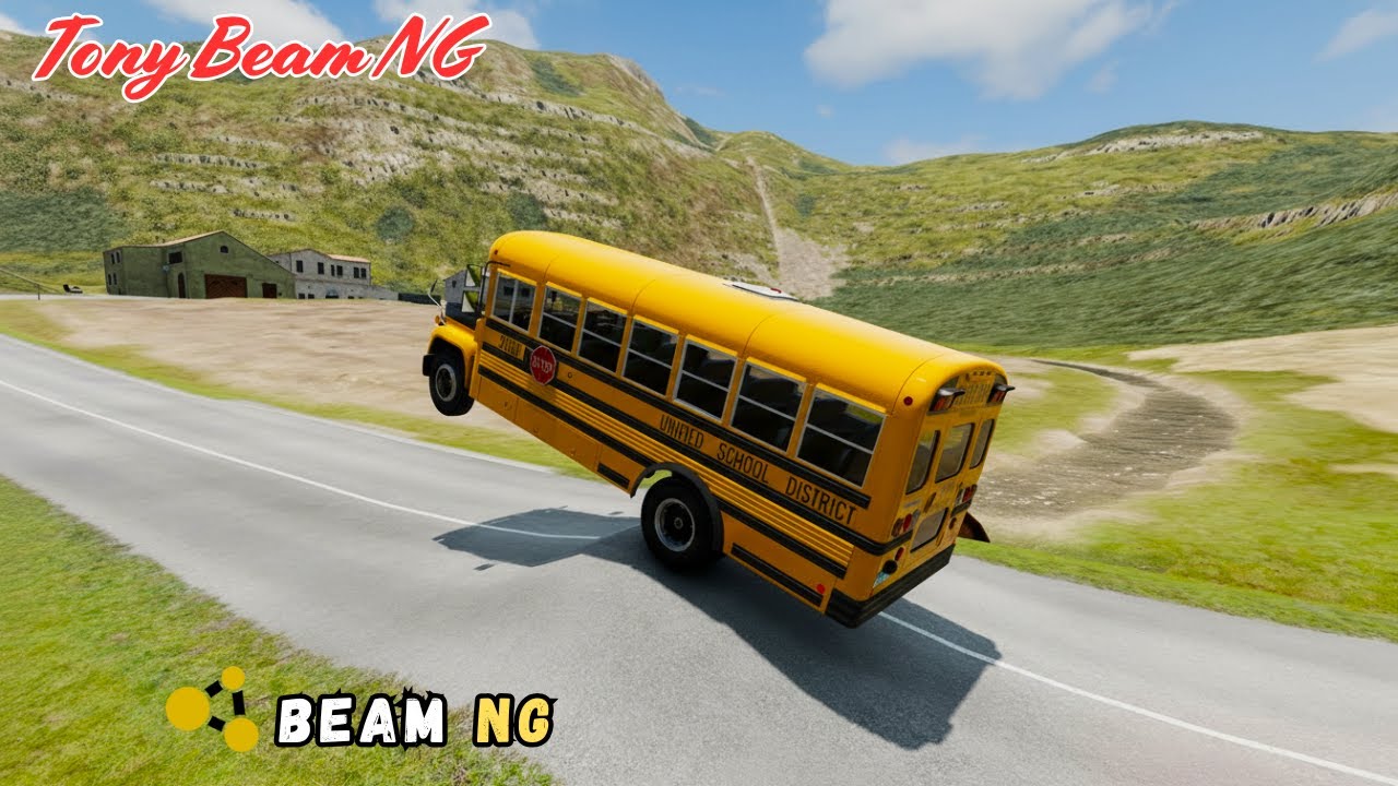 Cars vs Hill BeamNG Drive