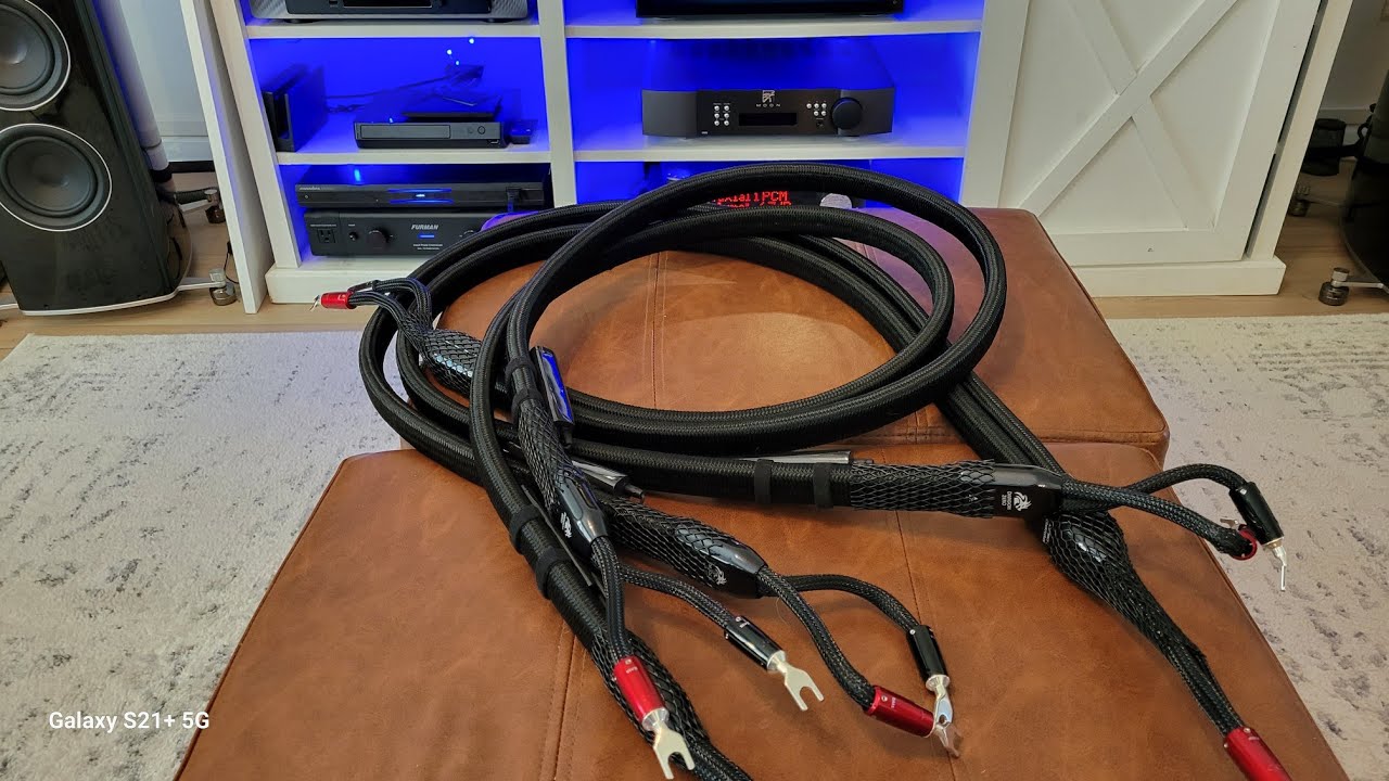 Audioquest Dragon Zero and Bass Mythical Creatures Speakers cables review