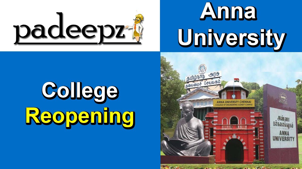 Anna University Latest News | College Reopening | Padeepz
