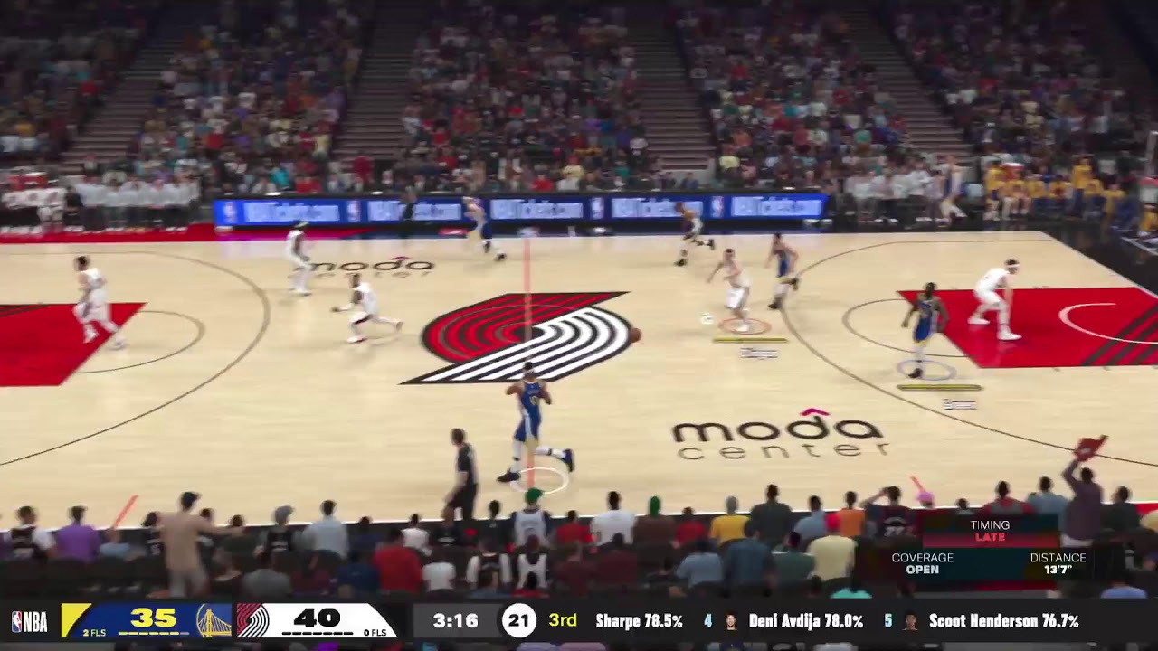 Game 3 (0-2) | 2K26 | GSW vs POR| Kit vs Kent