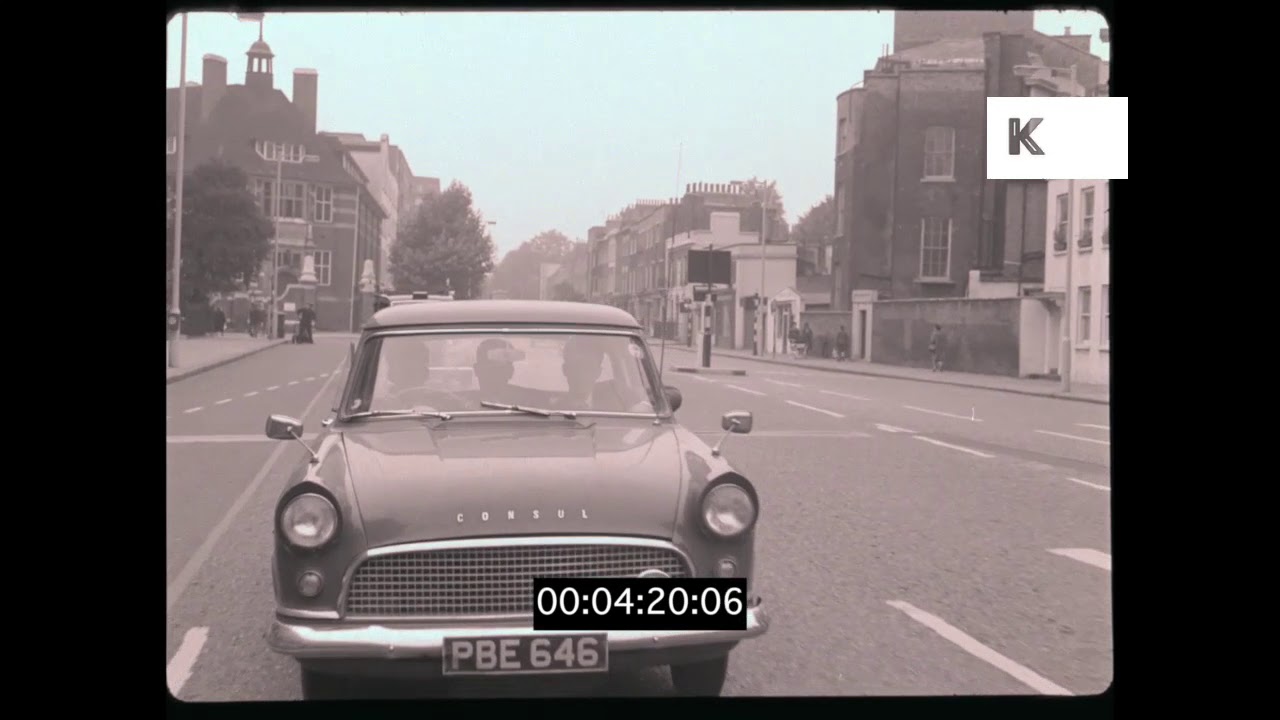 Drive Around 1962 London, Day and Night, 35mm