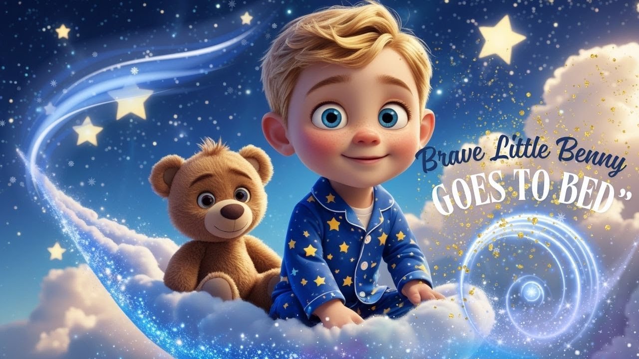 Brave Little Benny Goes to Bed 🧸✨ | Magical Bedtime Song for Toddlers