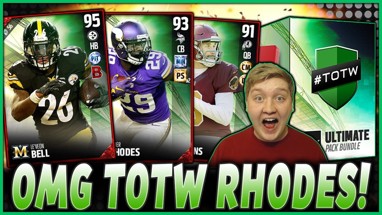 NEW LTD TOTW RHODES!!! | BEST CB IN MUT 17! | MUT 17 PACK OPENING
