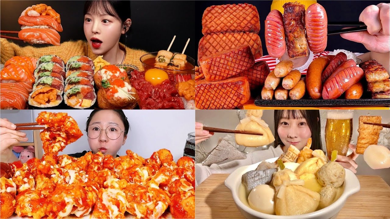 I ATE INSANE AMOUNTS OF FOOD IN ONE SITTING 😳🍣🌭 EXTREME MUKBANG CHALLENGE