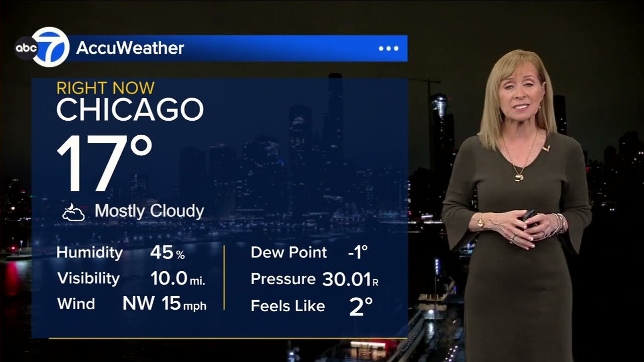 Прогноз погоды ABC7 AccuWeather для Чикаго: вторник, 17 марта 2026 года.