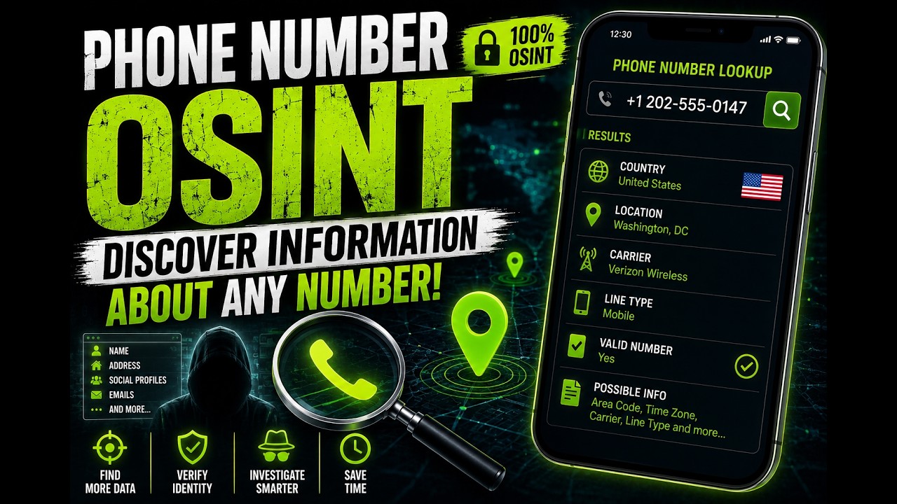 PHONE NUMBER OSINT