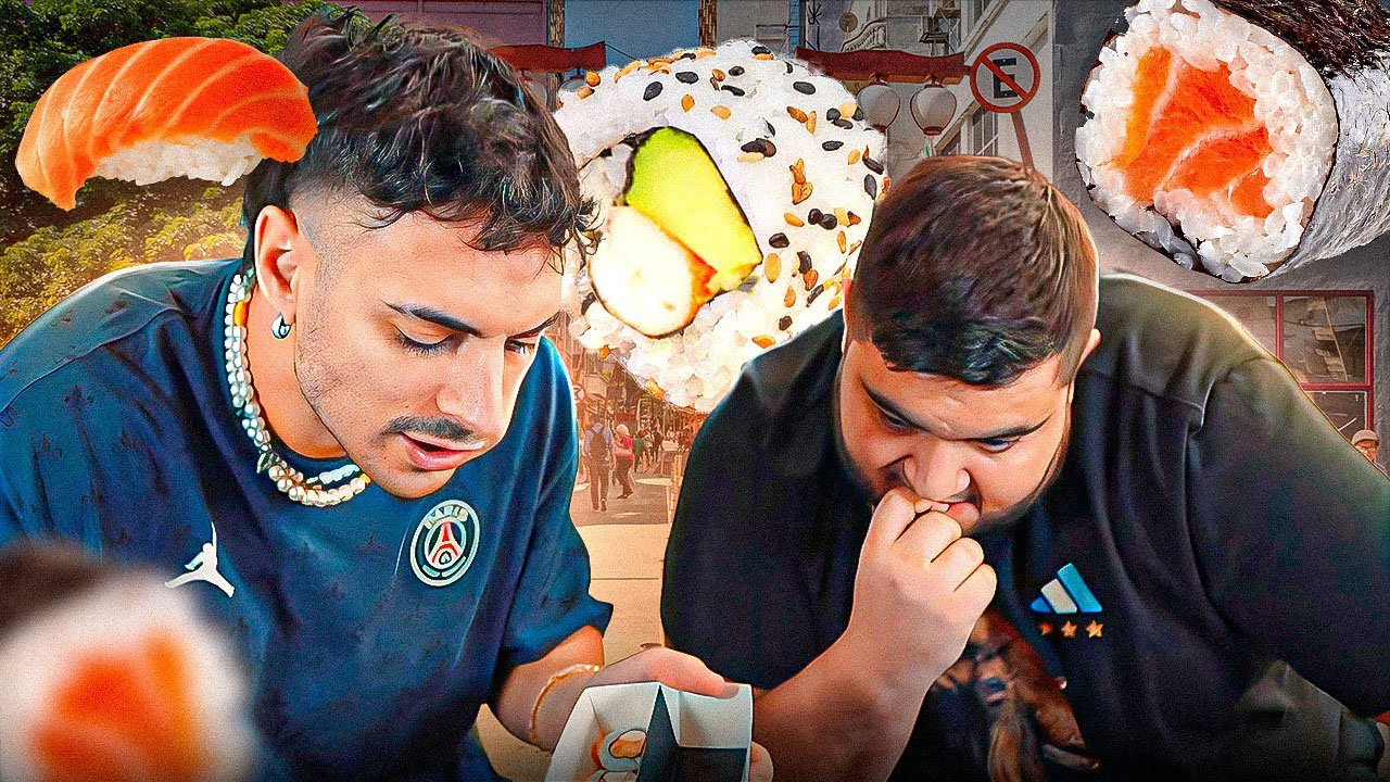 RETO DE SUSHI CON BALDU, 70 PIEZAS!