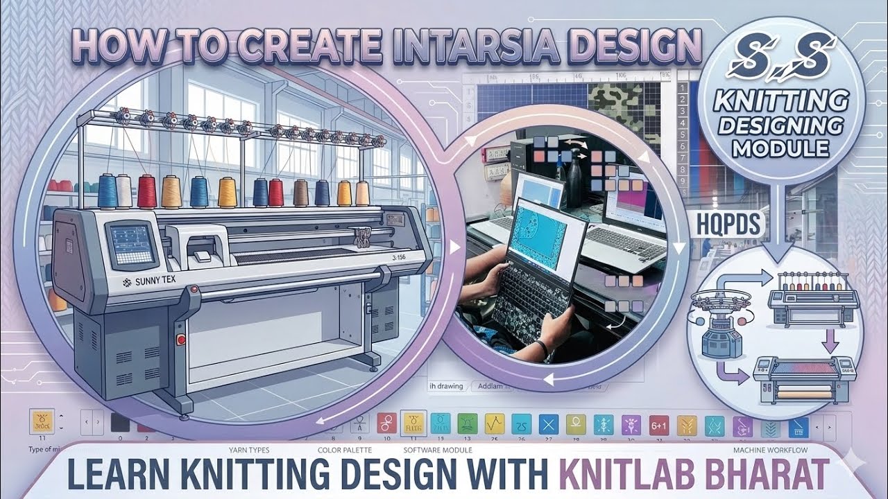 how to create intarsia design