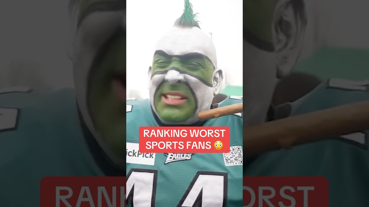 Ranking WORST Fanbases In Sports  🤮 ... #shorts #funny #cringe #memes #sports #top10 #commentary