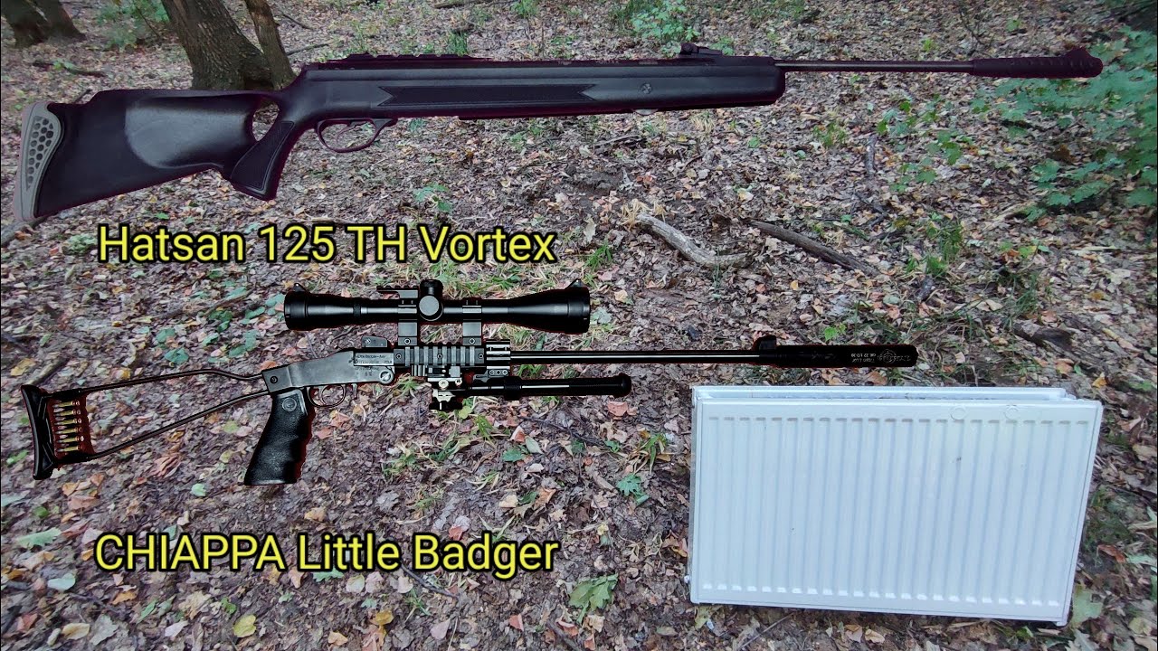 Воздушка Hatsan 125 TH Vortex, мелкашка CHIAPPA Little Badger VS стальной радиатор