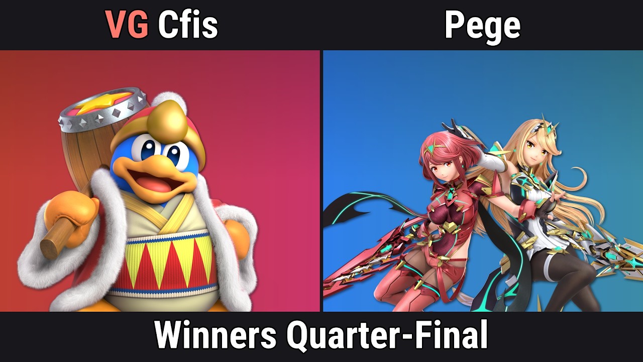 [Town and Züri (Monthly) #4] Winners Quarter-Final - VG | Cfis (King Dedede) VS Pege (Pyra / Mythra)