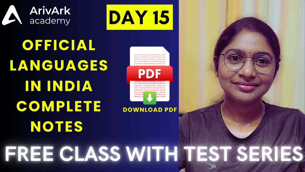 Official Languages and Classical Languages in India 📚 TNPSC Important Topics 🤩