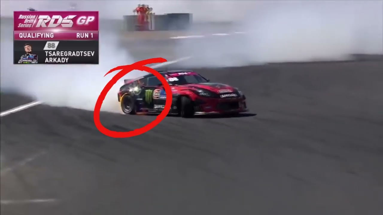 FIRE! Russian Drift Series Champion Arkady - Burning