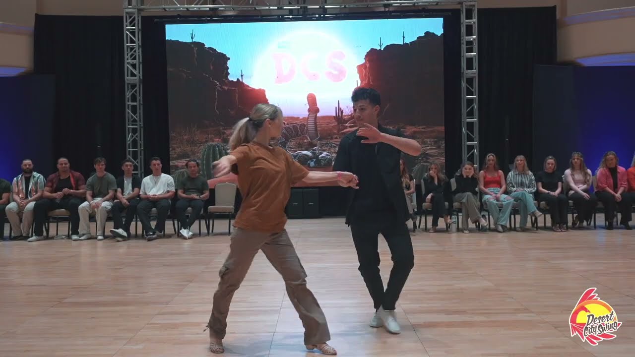 Diego Rivera & Cecily Livingston 4th Place - Advanced J&J Finals - Desert City Swing 2024