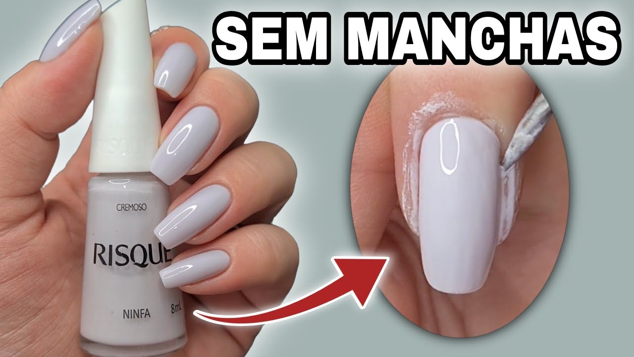 COMO PINTAR A UNHA COM O ESMALTE NINFA DA RISQUÉ