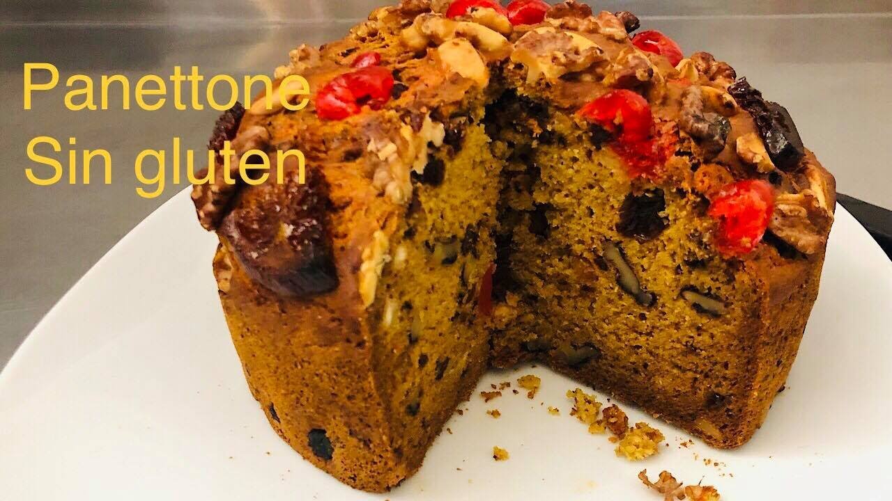 Panettone vegano sin gluten