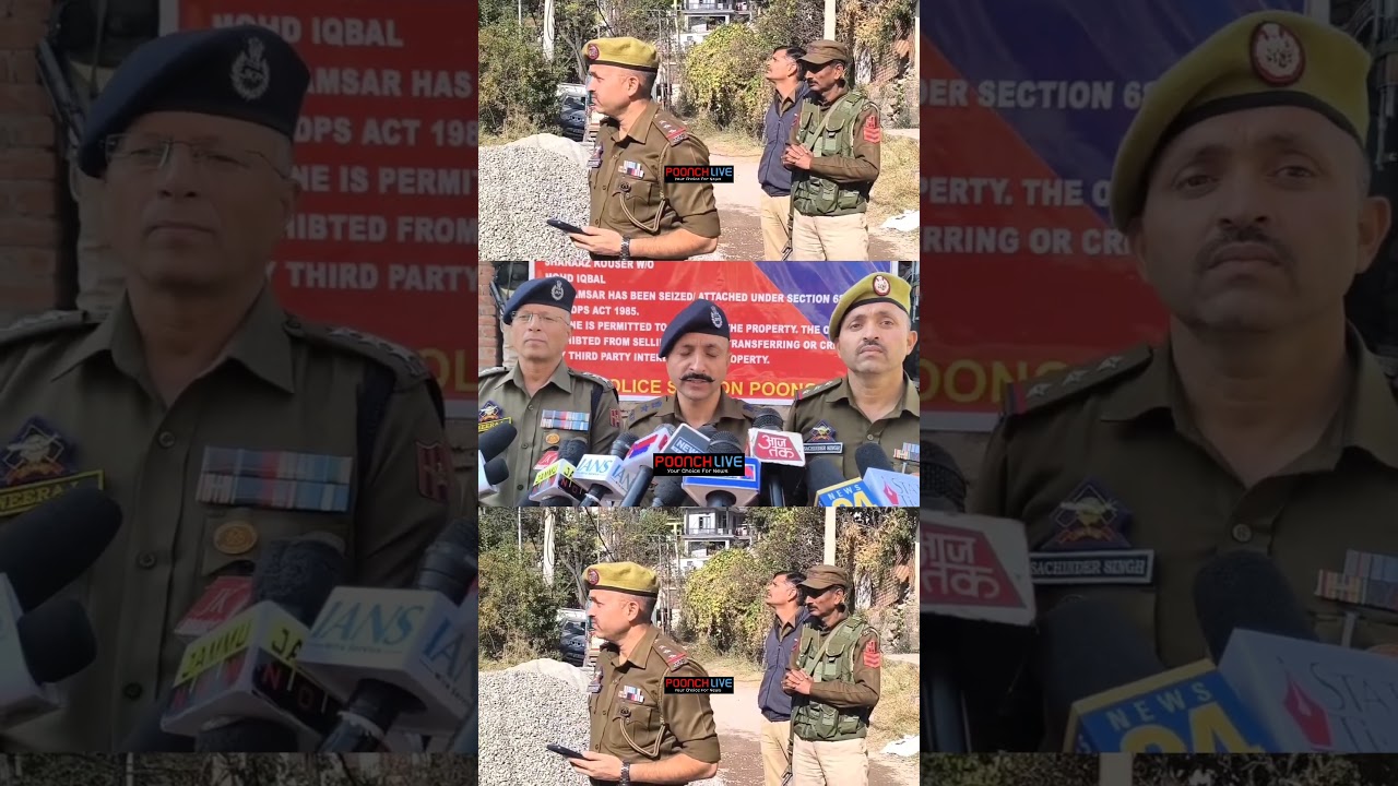 ₹1.11 Crore Property Attached By Poonch Police In NDPS Case