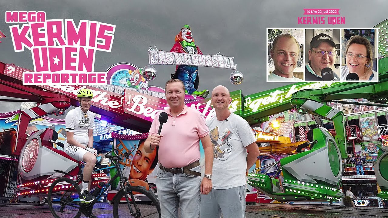 Reportage MEGA Kermis Uden 2023 mit Pascal Donkers - Interviews mit den Schaustellern und mehr