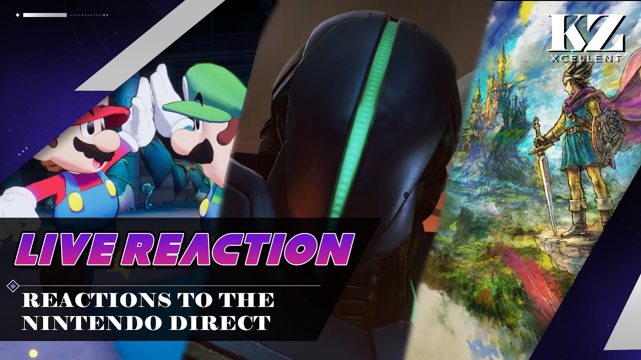 Reactions to the June 2024 Nintendo Direct! | KZXcellent Livestream