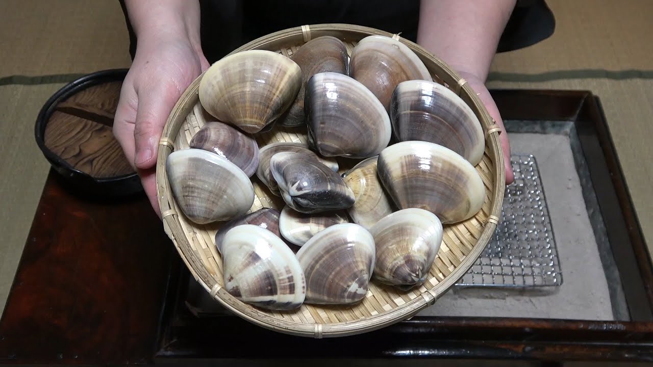 ハマグリ三昧-Hamaguri Clam dishes-Japanese food【江戸長火鉢　114杯目】
