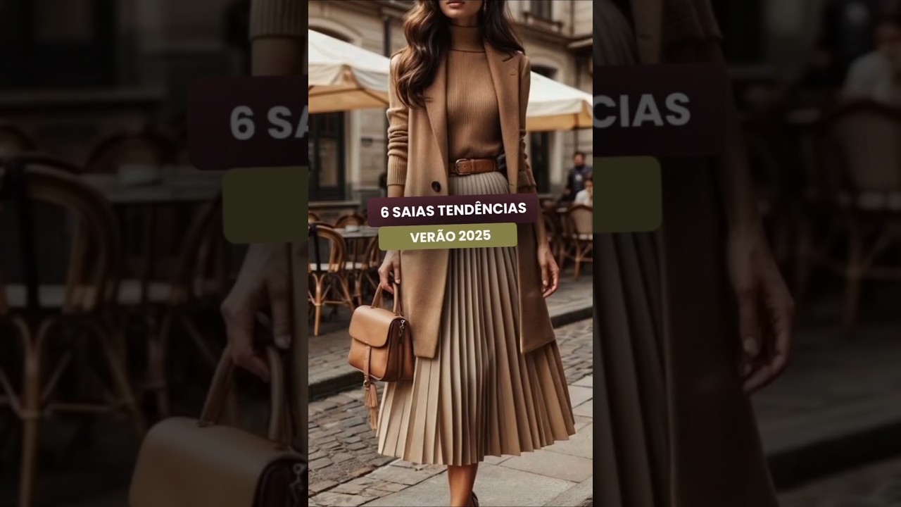 6 saias tend&ecirc;ncias para o  ver&atilde;o 2025! #moda #lookselegantes #fashion #saias #saiasjeans #tend&ecirc;ncias