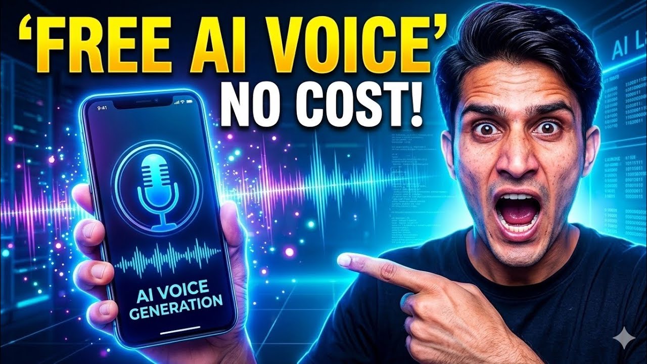How to Generate AI Voice Over for FREE | Best Free AI Voice Generator 2026 Ai voice free ma banao
