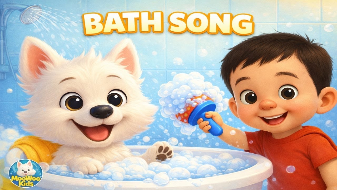 Bath Time Song for Toddlers 🛁 | Clean Up & Wash Song (20 Minute Loop)
