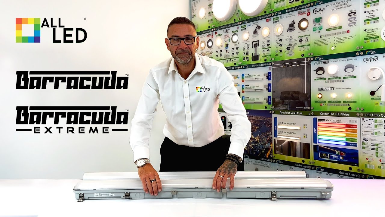 All LED Barracuda & Barracuda Extreme CCT & Wattage Selectable Batten Range: Engineered To Endure