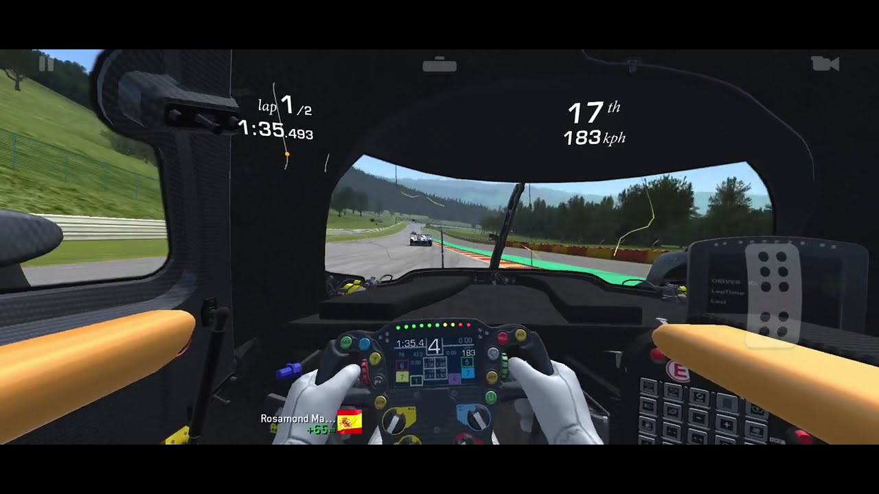 WEC gameplay in Real Racing 3 (car: ORECA 07 LMP2 )