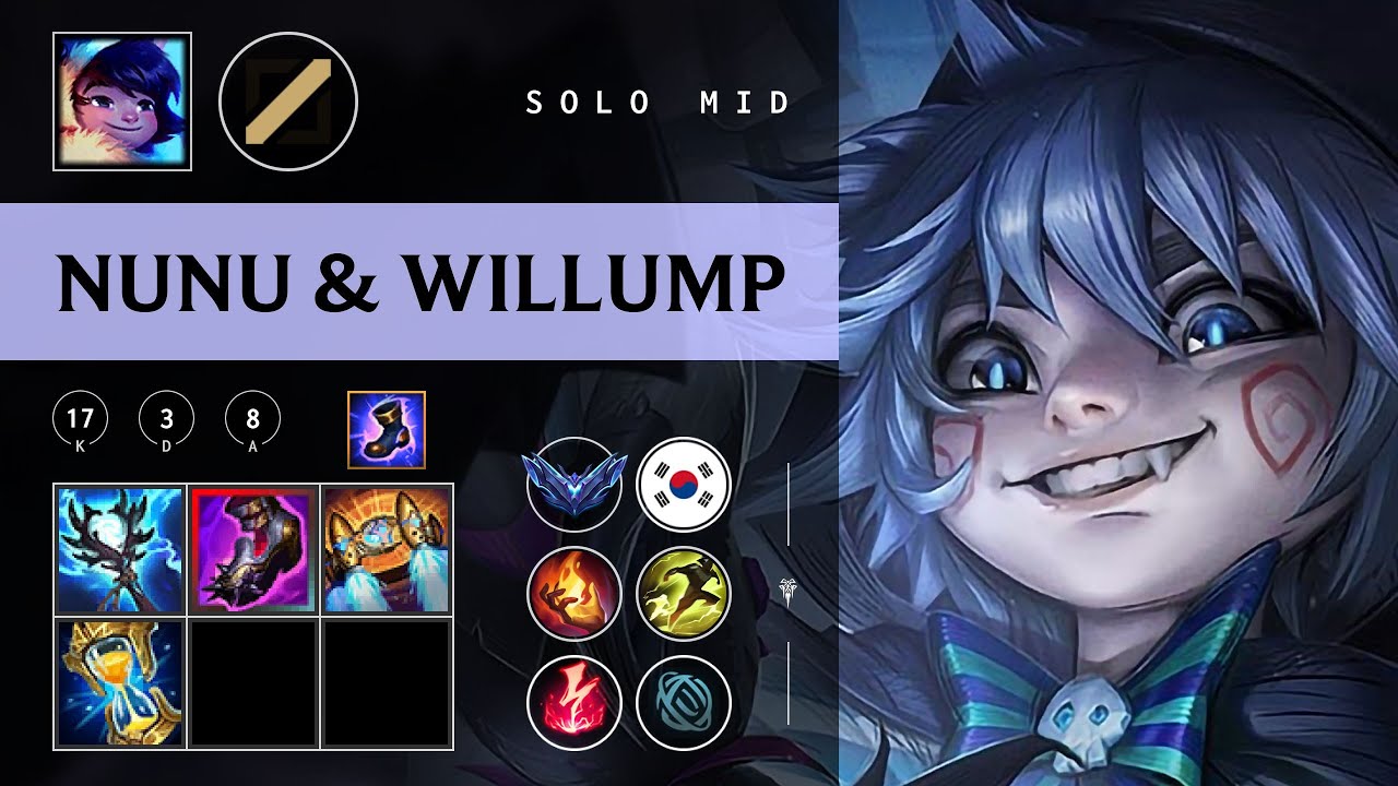 Nunu & Willump Mid vs Anivia - KR Diamond Patch 26.02