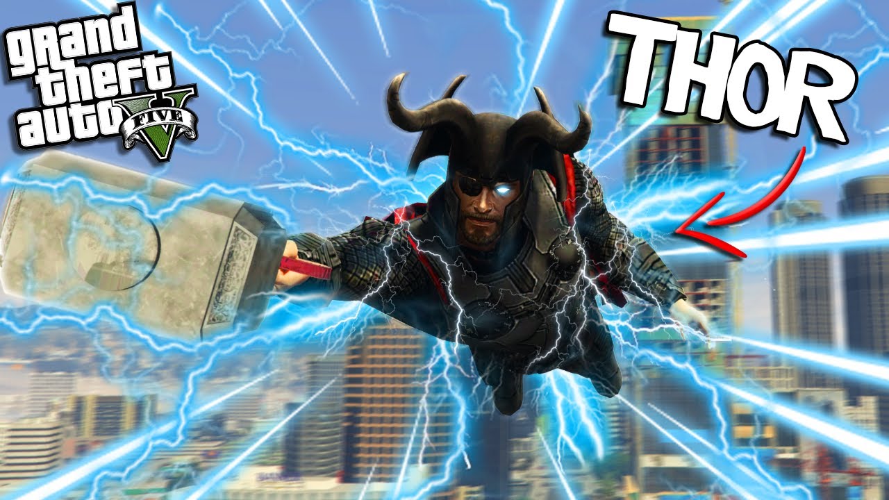 ТОР ИЗ MARVELS AVENGERS ПОЛУЧАЕТ НОВЫЕ СУПЕРСИЛЫ (МОДЫ GTA 5)