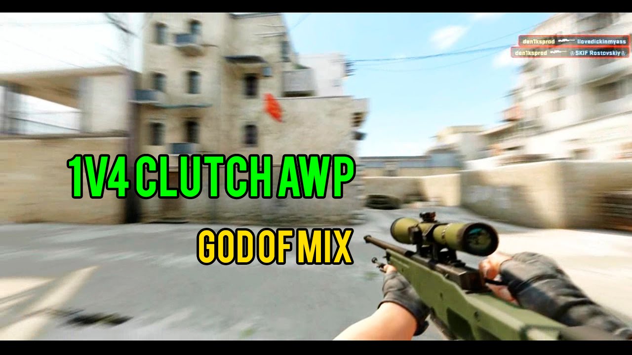 God Of Mix - 1v4 CLUTCH AWP KING #9