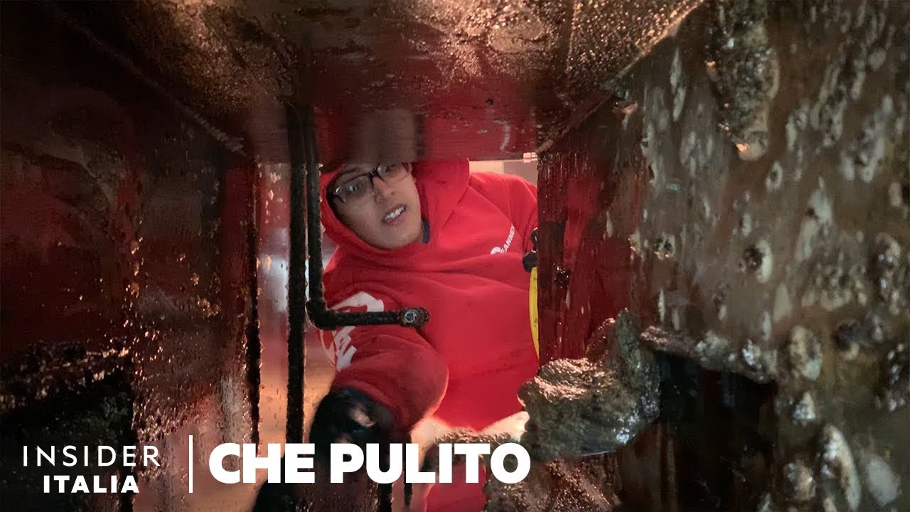 Come vengono puliti spessi strati di grasso dalle cucine dei ristoranti | Che Pulito